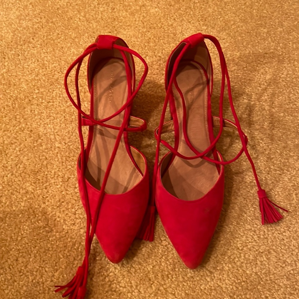 Halogen red heels